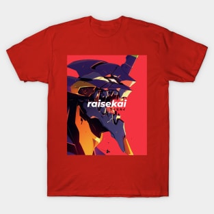 Cyborg Head Robot bz Raisekai T-Shirt